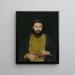 Portrait of a Sephardic Jew - Isidor Kaufmann — framed artwork on a wall