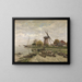 L'Escaut à Mariekerke - Isidore Meyers — framed artwork on a wall