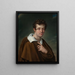 Portrait of a Young Actor - Isidore Pan Du Pavillon — framed artwork on a wall