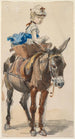 Girl on a Donkey - Isidore Pils — artwork view