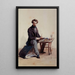 Portrait of the artist - Isidore Pils — framed artwork on a wall