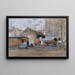 Soldiers of the 37th Line, Boulevard de Clichy - Isidore Pils — framed artwork on a wall