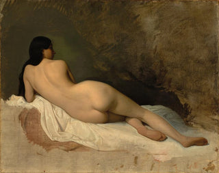 Study of a reclining nude - Isidore Pils — artwork view