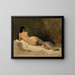 Study of a reclining nude - Isidore Pils — framed artwork on a wall