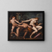 Allegory of Love and Wisdom - Isidoro Bianchi — framed artwork on a wall