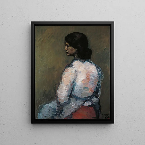 Study - Isidre Nonell — framed artwork on a wall