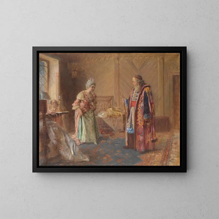 The First Reverence - Israel Pass — framed artwork on a wall