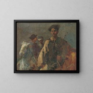 Insurgés - István Burchard-Blavatsky — framed artwork on a wall