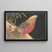 Golden pheasant in the snow - Itō Jakuchū — framed artwork on a wall