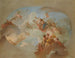 a sketch with Flora and Zephyr, Mars and Venus, and the zodiac signs - Italian school — artwork view