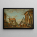 Classic landscape painting - Italian school — framed artwork on a wall