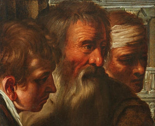 Study of Three Heads - Italian School — artwork view
