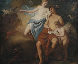 Venus, Mercury and Cupid - Italian School — artwork view