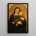 Virgin and Child - Italian School — framed artwork on a wall