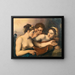Junon, Cupid, and Venus - Italian-Flemish School — framed artwork on a wall