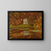 Pond in the Versailles Park - Ivan Fedorovich Choultse — framed artwork on a wall