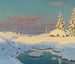 Winter Landscape Painting - Ivan Fedorovich Choultse — artwork view