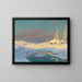 Winter Landscape Painting - Ivan Fedorovich Choultse — framed artwork on a wall