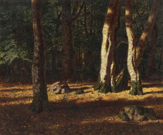 Forest of Fontainebleau in Autumn - Ivan Fedorovitch Choultse — artwork view