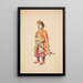 Study of a noble with a sword - Ivan Ivanec — framed artwork on a wall