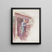 Ukrainian Legion Fusilier Soldier Sich 1914-1920 in a trench - Ivan Ivanec — framed artwork on a wall