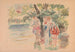 Three women walking in the river - Ivan Ivanec — artwork view