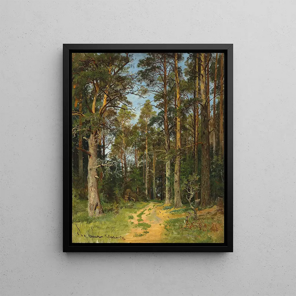 Siverskaya - Ivan Ivanovich Shishkin — framed artwork on a wall