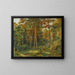 The Mill in the Forest - Ivan Ivanovich Shishkin — framed artwork on a wall