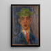 Self-portrait - Ivan Ivarson — framed artwork on a wall