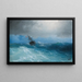 Storm Imminent - Ivan Konstantinovich Aivazovsky — framed artwork on a wall