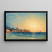 Port with Ships - Ivan Konstantinovich Aivazovsky — framed artwork on a wall