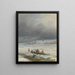 Ivan Konstantinovich Aivazovsky's painting "Sortir un cheval et une charrette de la glace" — framed artwork on a wall