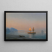 Morning in Yalta - Ivan Konstantinovich Aivazovsky — framed artwork on a wall