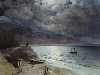Night in Gurzof - Ivan Konstantinovich Aivazovsky — artwork view