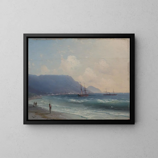 Marine Painting - Ivan Konstantinovich Aivazovsky — framed artwork on a wall