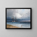 Boat by the seaside - Ivan Konstantinovich Aivazovsky — framed artwork on a wall