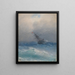 Shipwreck - Ivan Konstantinovich Aivazovsky — framed artwork on a wall