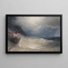 The Survivor - Ivan Konstantinovich Aivazovsky — framed artwork on a wall