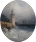 View of the Amalfi Coast - Ivan Konstantinovich Aivazovsky — artwork view