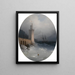 View of the Amalfi Coast - Ivan Konstantinovich Aivazovsky — framed artwork on a wall