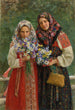 Young Peasant Women - Ivan Semenovich Kulikov — artwork view