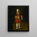 Portrait painting of William George Fairmore - Ivan Vishnyakov — framed artwork on a wall
