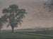 Landscape painting near the village of Prbovce - Ivan Rabuzin — artwork view