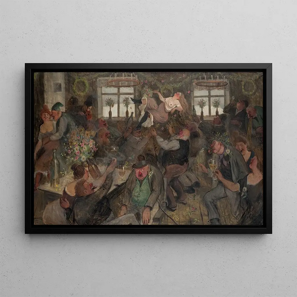 Apothéose - Ivar Arosenius — framed artwork on a wall