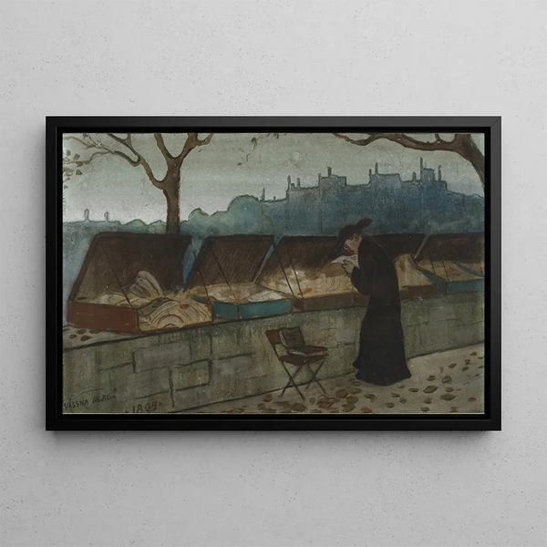 Faded leaves - Ivar Arosenius — framed artwork on a wall