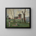 Japanese Landscape Painting - Ivo Puhonny — framed artwork on a wall