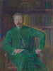Portrait painting of Tor Hedberg - J. A. G. Acke — artwork view