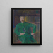 Portrait painting of Tor Hedberg - J. A. G. Acke — framed artwork on a wall