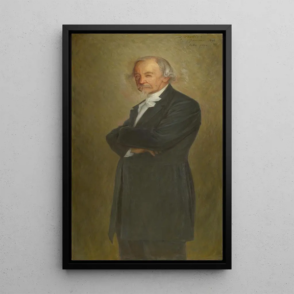 Portrait of Zackarias Topelius - JAG Acke — framed artwork on a wall