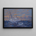 Marine landscape painting - JAG Acke — framed artwork on a wall